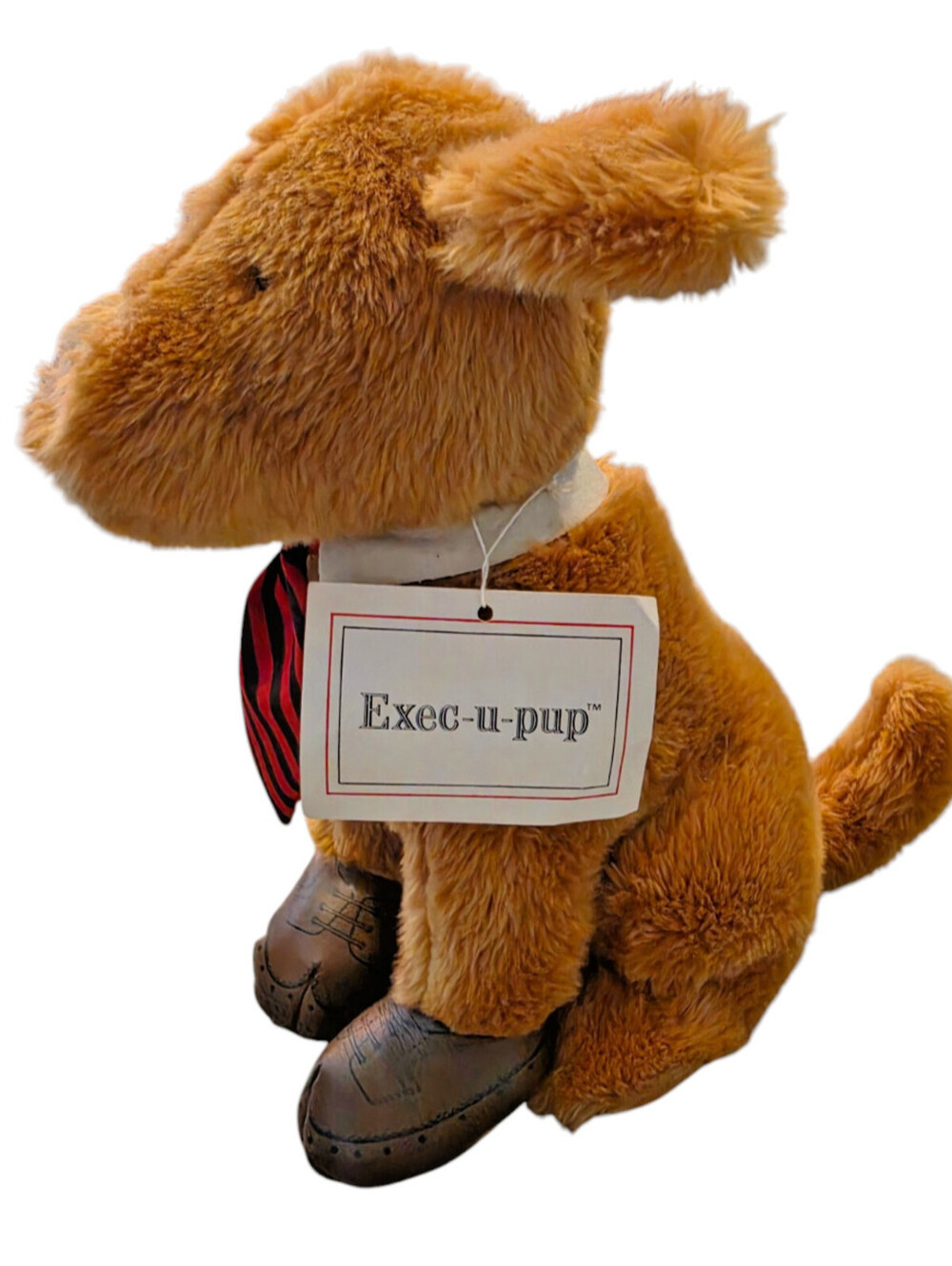 Vintage 1986 Exec-u-pup plush Dog toy North American Bear Company Stuffed Animal